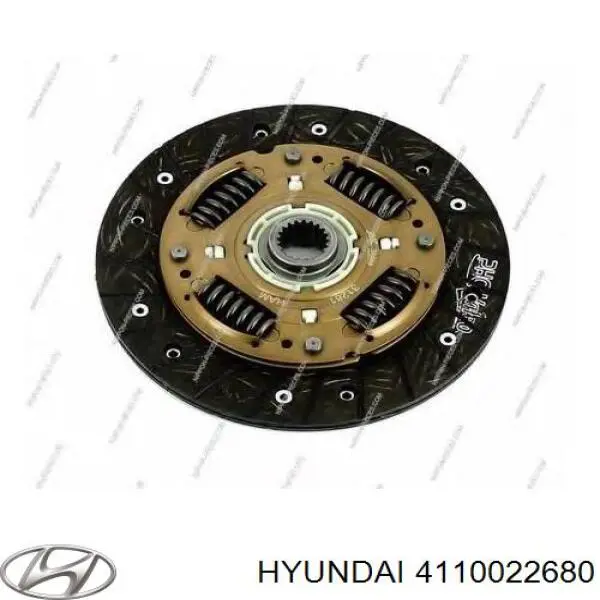 4110022680 Hyundai/Kia disco de embrague