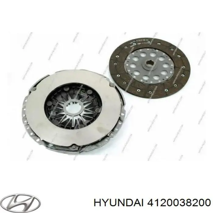 4120038200 Hyundai/Kia kit de embrague (3 partes)