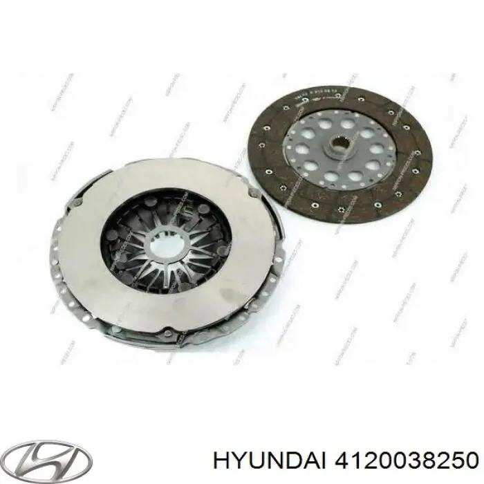 4120038250 Hyundai/Kia kit de embrague (3 partes)