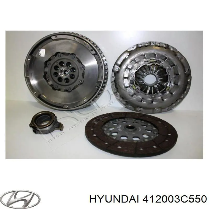 412003C550 Hyundai/Kia kit de embrague (3 partes)