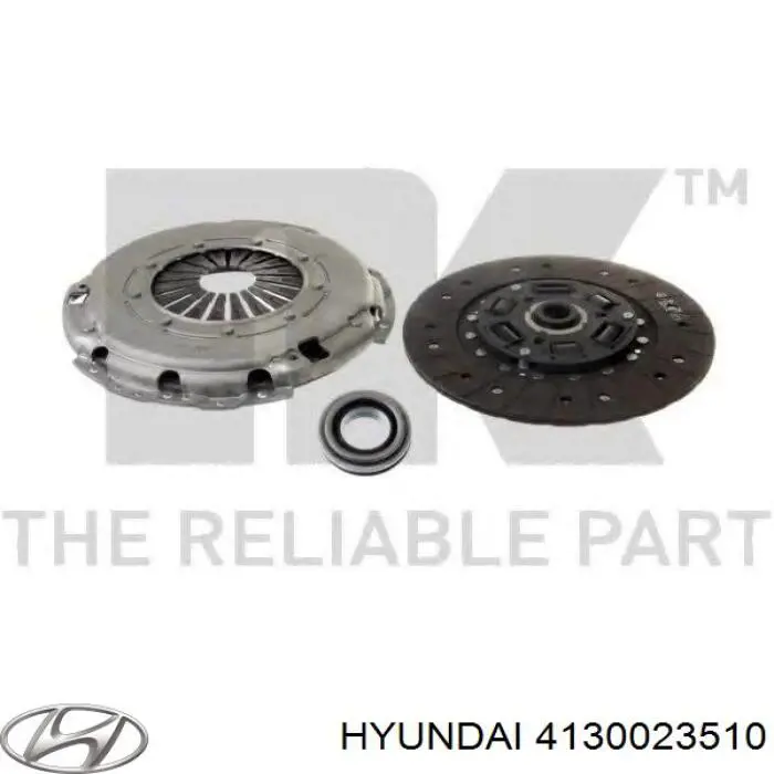 4130023510 Hyundai/Kia plato de presión del embrague