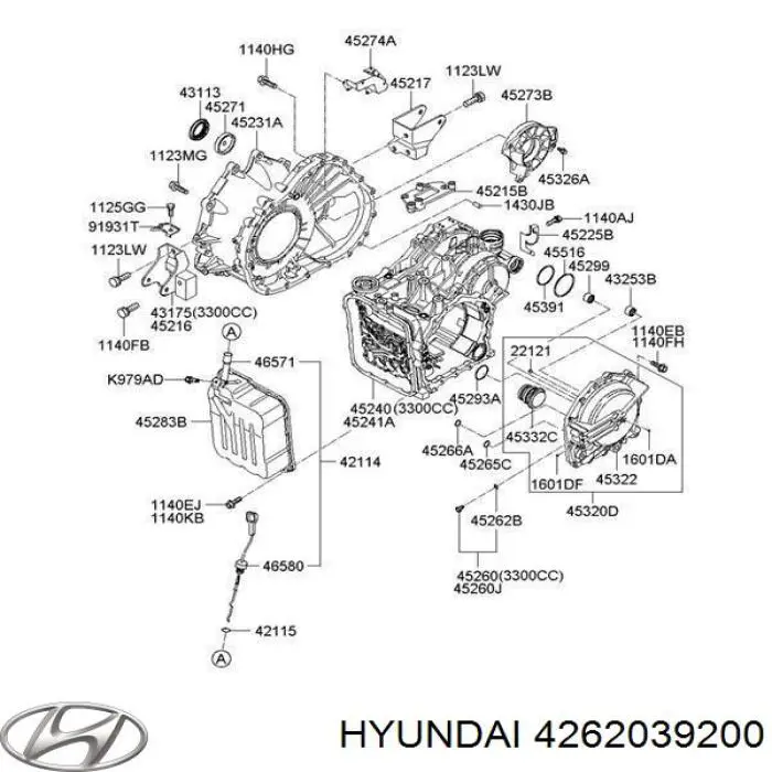 4262039200 Hyundai/Kia sensor de velocidad