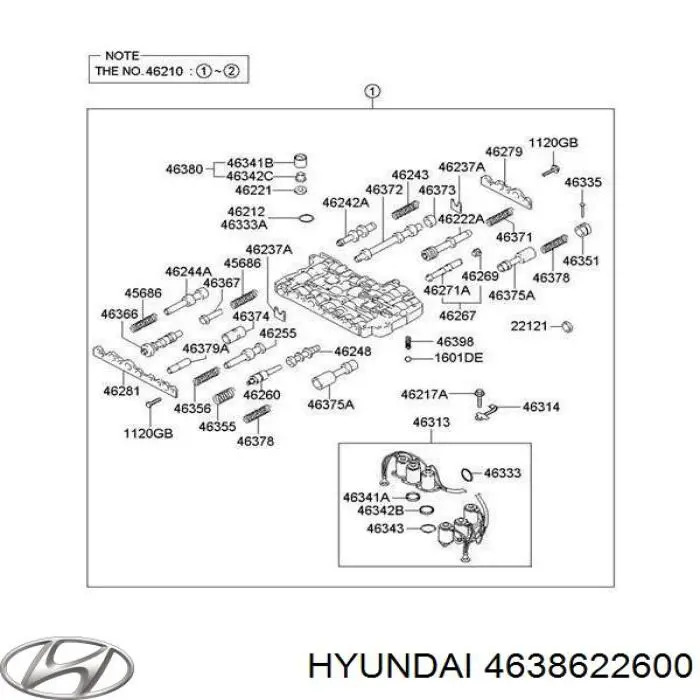  Sensor, de temperatura de aceite caja automatica para Hyundai Santamo 