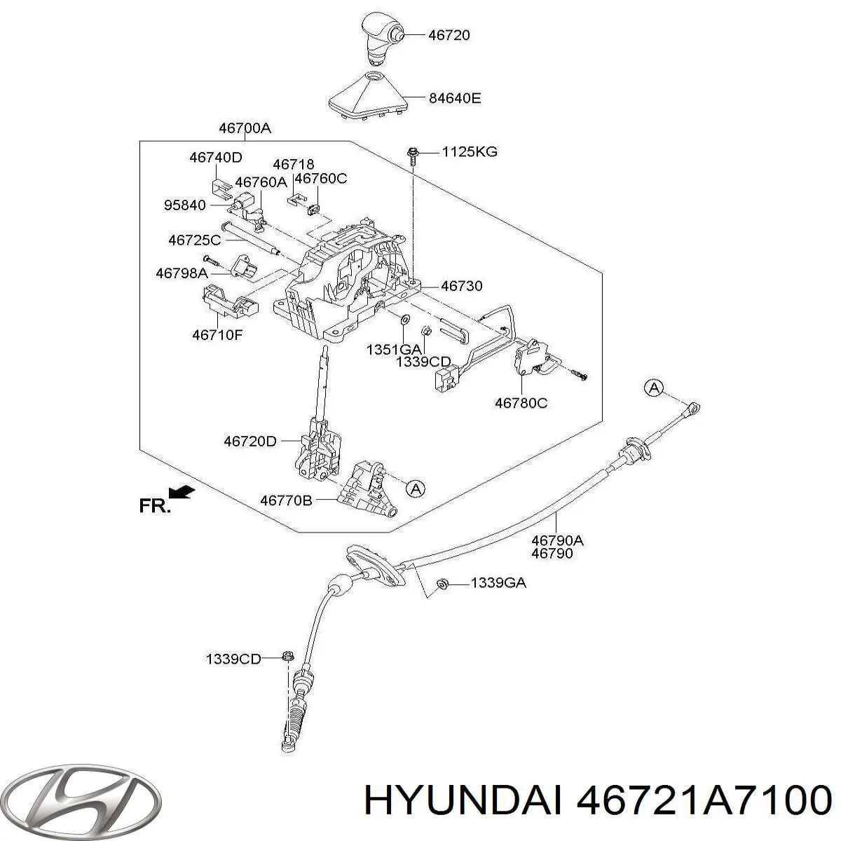 46721A7100 Hyundai/Kia 