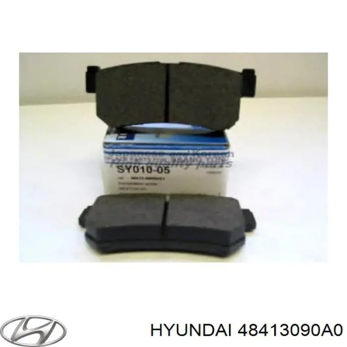 48413090A0 Hyundai/Kia pastillas de freno traseras