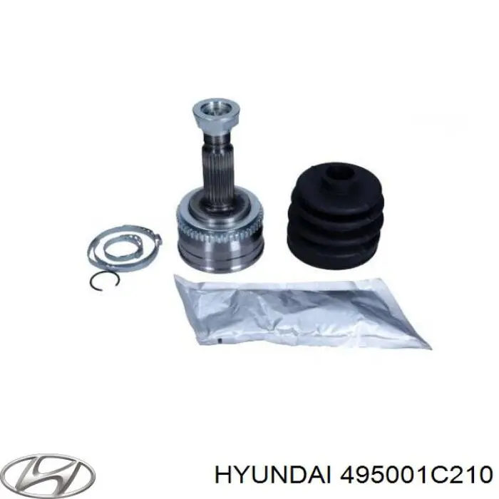 495001C210 Hyundai/Kia árbol de transmisión delantero derecho