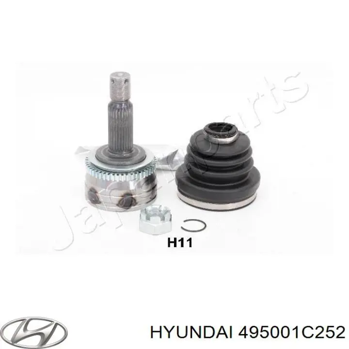  Árbol de transmisión delantero izquierdo para Hyundai Getz 