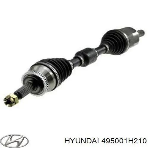 495001H210 Hyundai/Kia árbol de transmisión delantero derecho