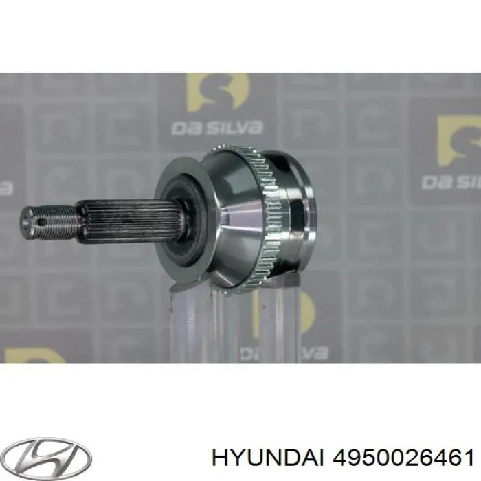 4950026461 Hyundai/Kia árbol de transmisión delantero derecho