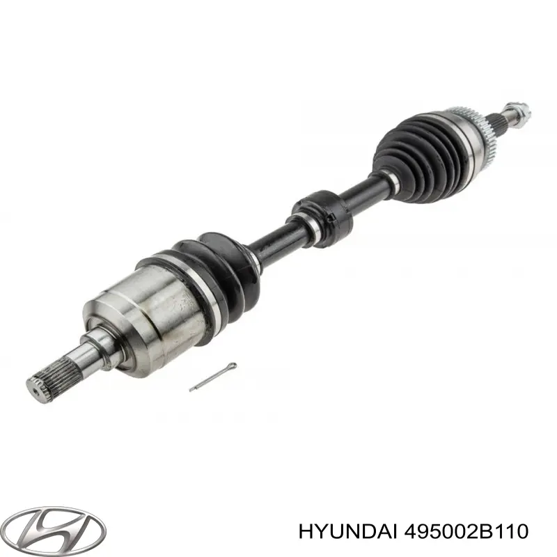 495002B110 Hyundai/Kia árbol de transmisión delantero izquierdo