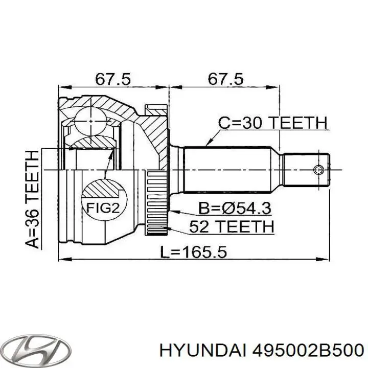 495002B500 Hyundai/Kia 