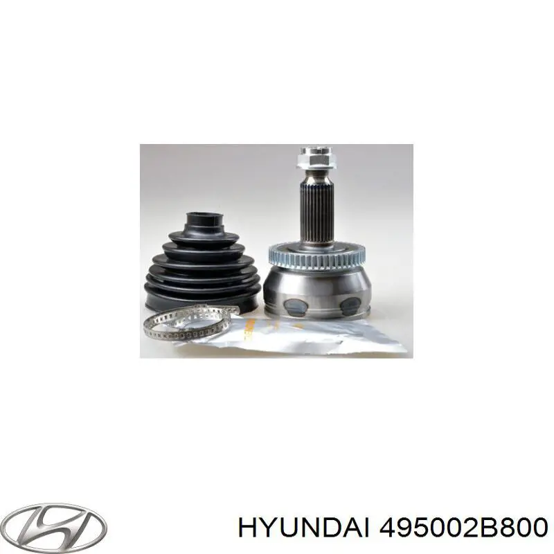 495002B800 Hyundai/Kia árbol de transmisión delantero izquierdo