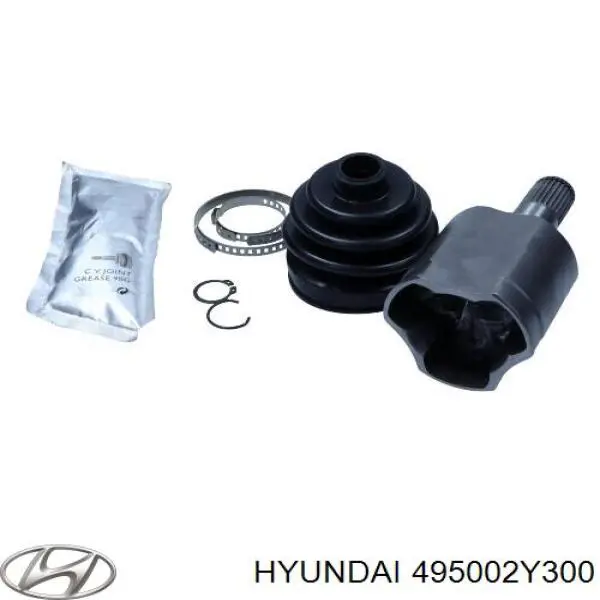 495002Y300 Hyundai/Kia árbol de transmisión delantero izquierdo