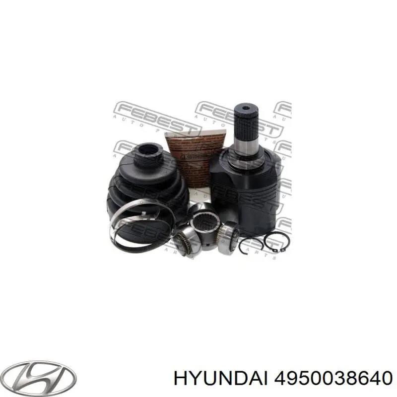  Árbol de transmisión delantero izquierdo para Hyundai Trajet FO