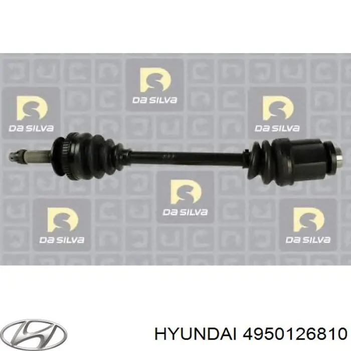 4950126810 Hyundai/Kia árbol de transmisión delantero izquierdo