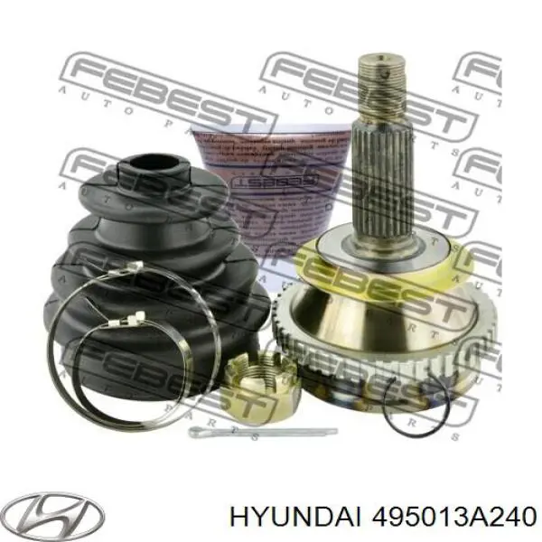  Árbol de transmisión delantero derecho para Hyundai Trajet FO