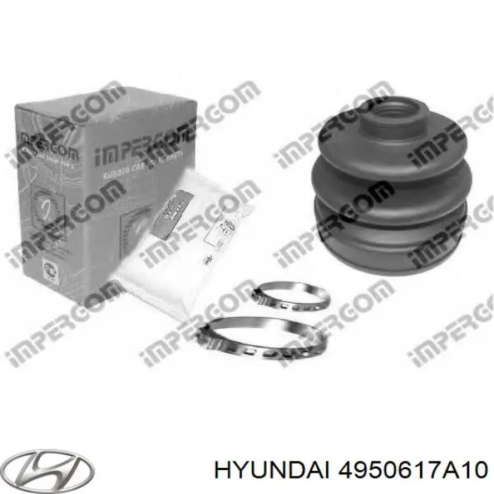 4950617A10 Hyundai/Kia fuelle, árbol de transmisión delantero interior