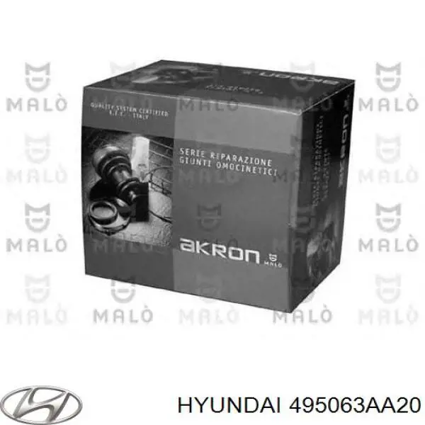 495063AA20 Hyundai/Kia fuelle, árbol de transmisión delantero interior