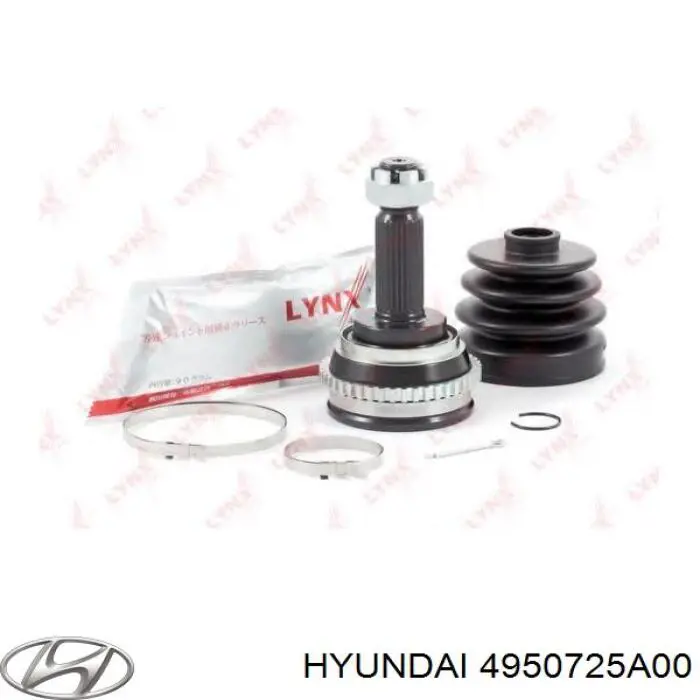 4950725A00 Hyundai/Kia junta homocinética exterior delantera