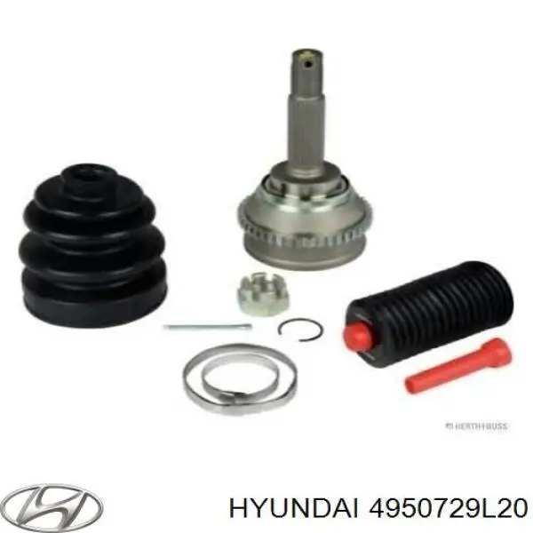 4950729L20 Hyundai/Kia junta homocinética exterior delantera izquierda