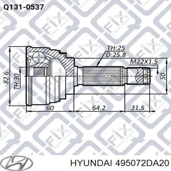 495072DA20 Hyundai/Kia 