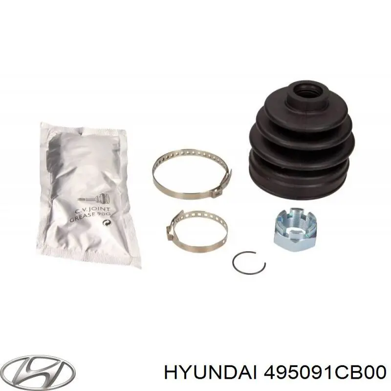 495091CB00 Hyundai/Kia fuelle, árbol de transmisión delantero exterior