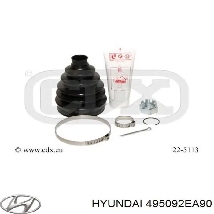 495092EA90 Hyundai/Kia fuelle, árbol de transmisión delantero exterior