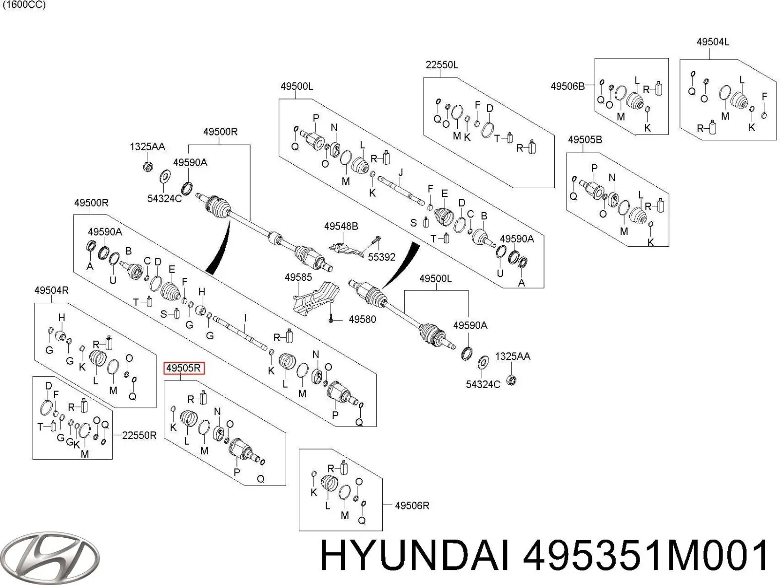 495351M001 Hyundai/Kia 