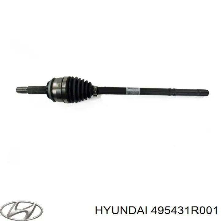 495431R001 Hyundai/Kia fuelle, árbol de transmisión delantero interior