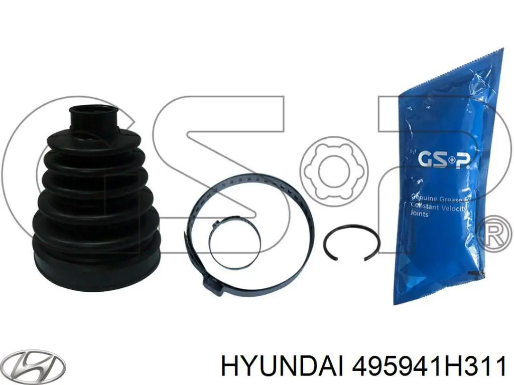 495941H311 Hyundai/Kia fuelle, árbol de transmisión delantero exterior