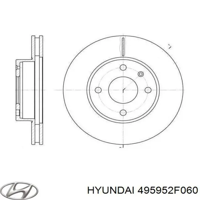 495952F060 Hyundai/Kia fuelle, árbol de transmisión delantero interior