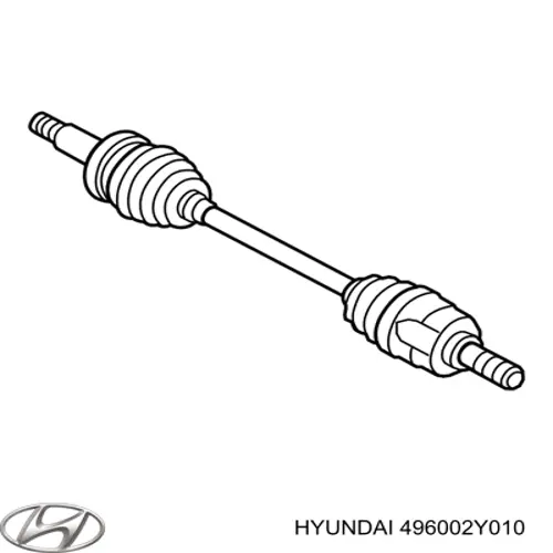  Árbol de transmisión trasero izquierdo para Hyundai Tucson TM