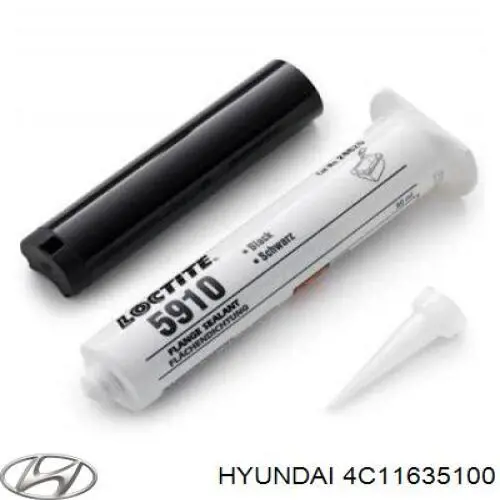 4C11635100 Hyundai/Kia sellador de cárter de aceite