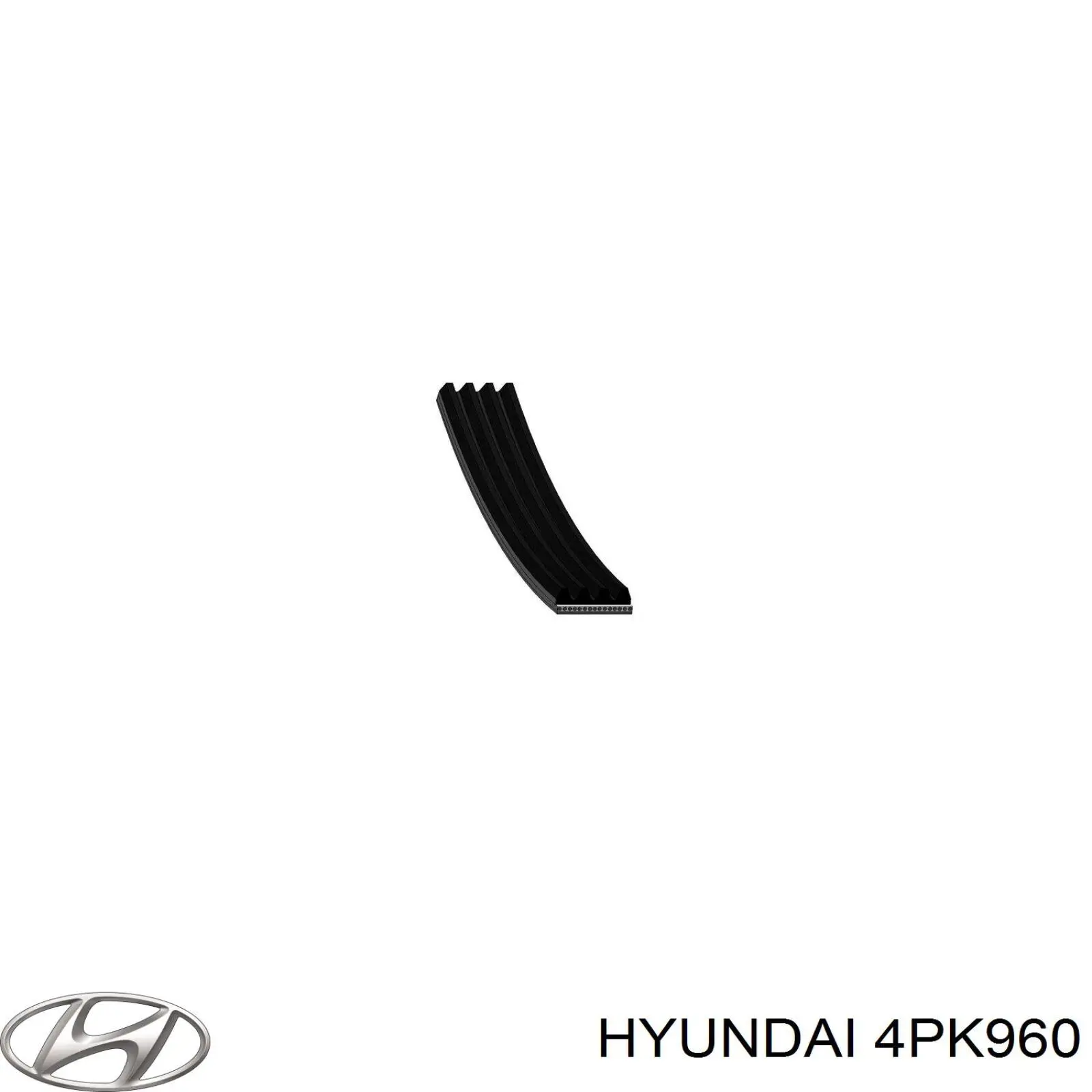 4PK960 Hyundai/Kia correa trapezoidal