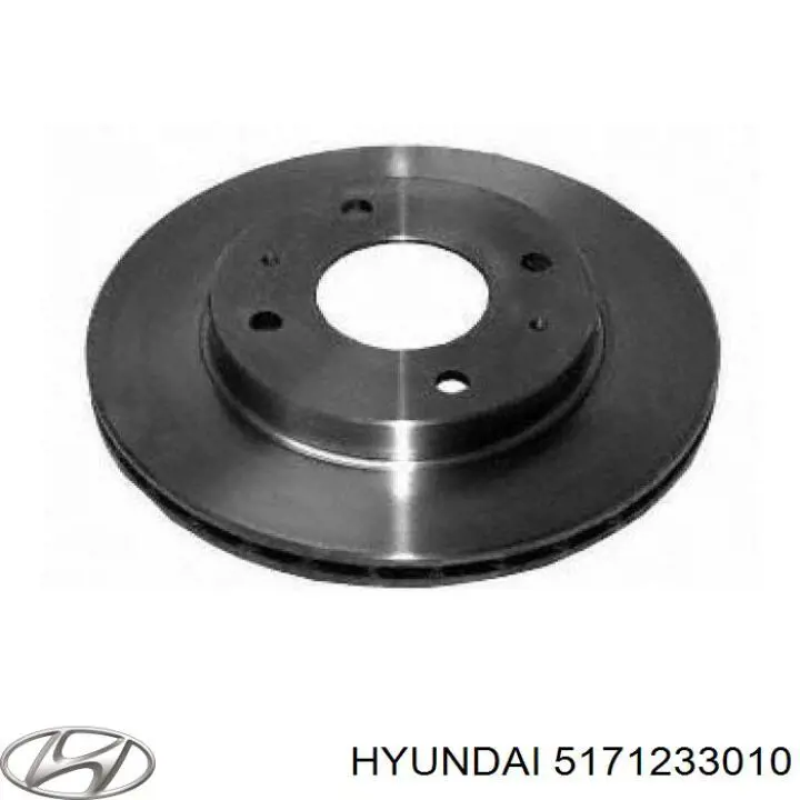 5171233010 Hyundai/Kia freno de disco delantero