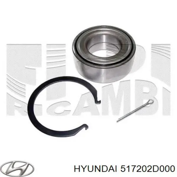 517202D000 Hyundai/Kia cojinete de rueda delantero