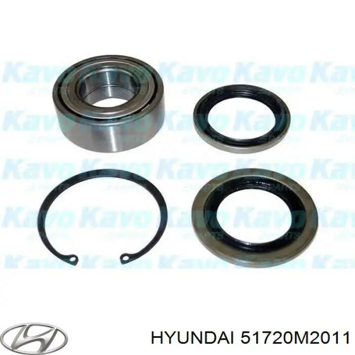 51720M2011 Hyundai/Kia cojinete de rueda delantero