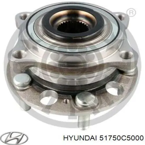  Cubo de rueda delantero para Hyundai Santa Fe 3 