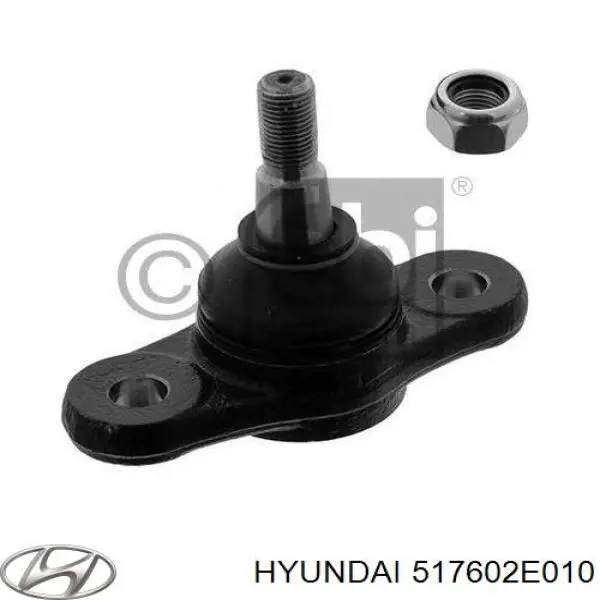 517602E010 Hyundai/Kia rótula de suspensión inferior