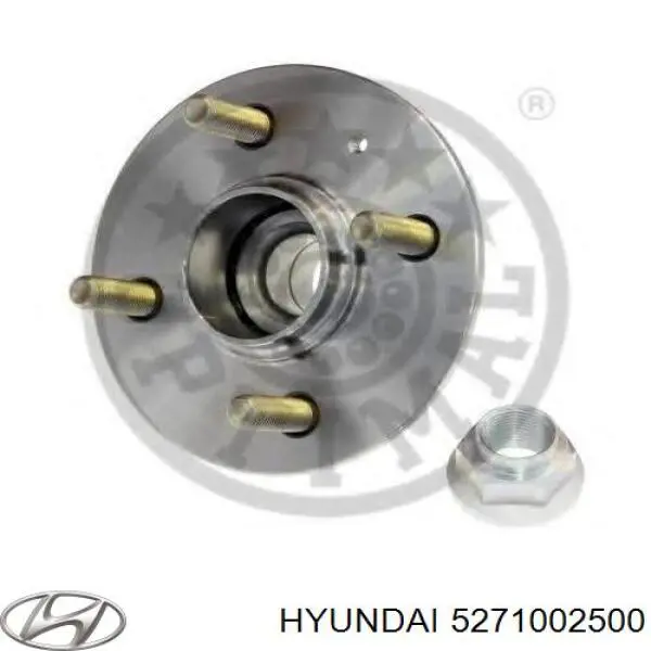 5271002500 Hyundai/Kia cubo de rueda trasero