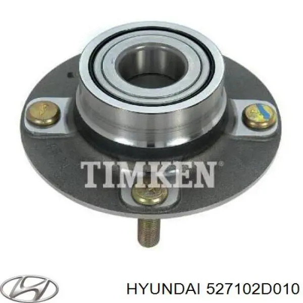 527102D010 Hyundai/Kia cubo de rueda trasero