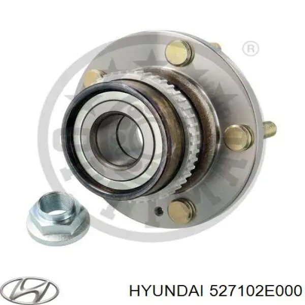 527102E000 Hyundai/Kia cubo de rueda trasero