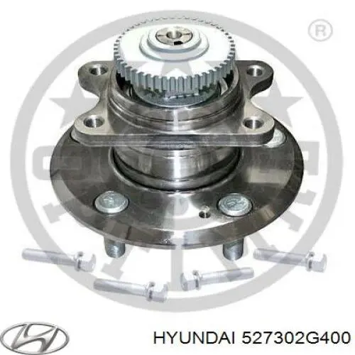 527302G400 Hyundai/Kia cubo de rueda trasero