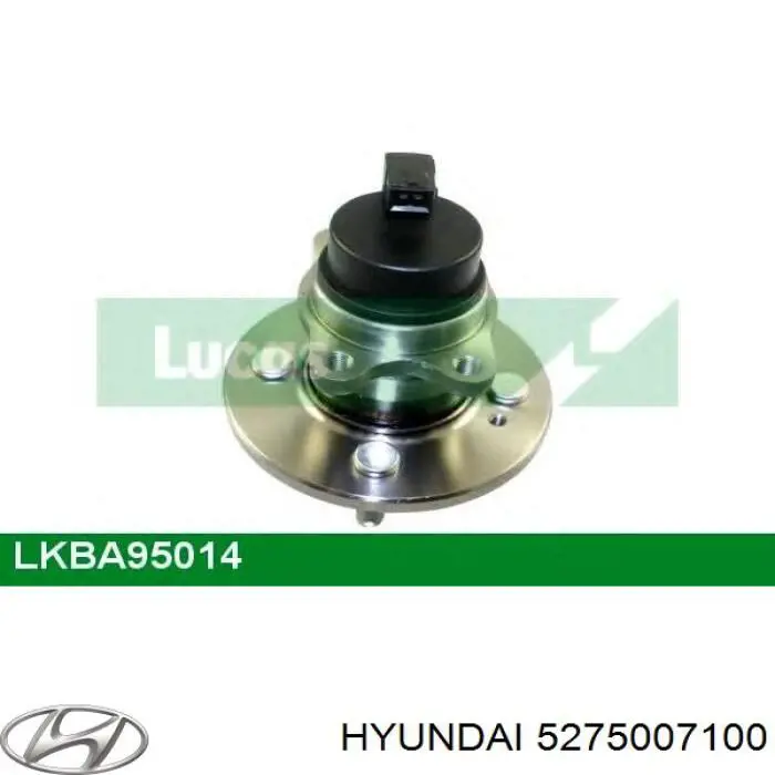 5275007100 Hyundai/Kia cubo de rueda trasero