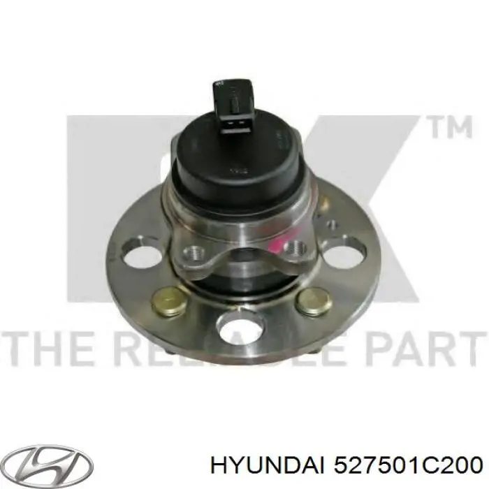 527501C200 Hyundai/Kia cubo de rueda trasero