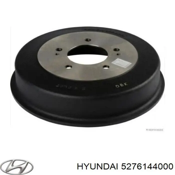  Freno de tambor trasero para Hyundai H100 P