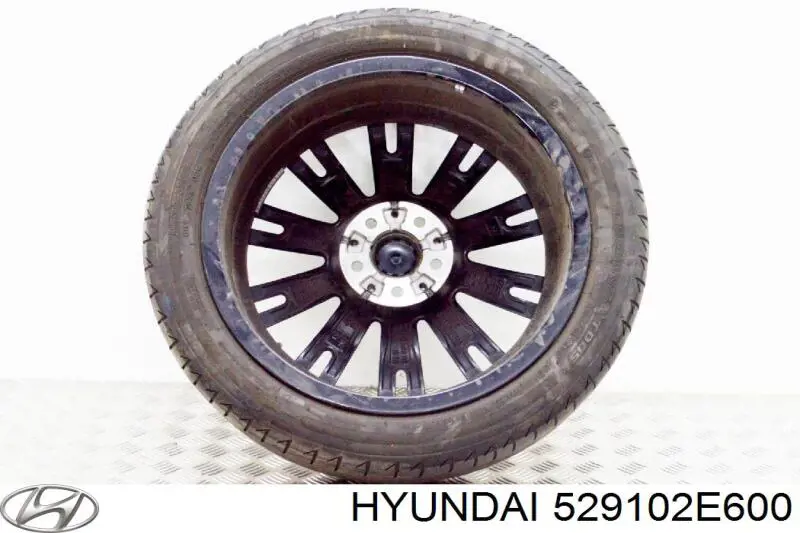 529102E600 Hyundai/Kia llantas de aleacion, (aleacion de titanio)