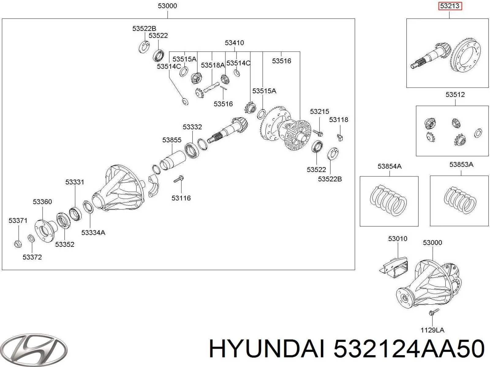 532124AA50 Hyundai/Kia 