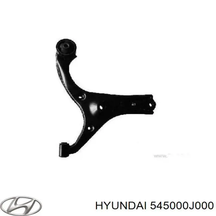 545000J000 Hyundai/Kia barra oscilante, suspensión de ruedas delantera, inferior izquierda