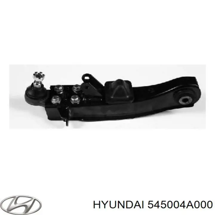 545004A000 Hyundai/Kia barra oscilante, suspensión de ruedas delantera, inferior izquierda